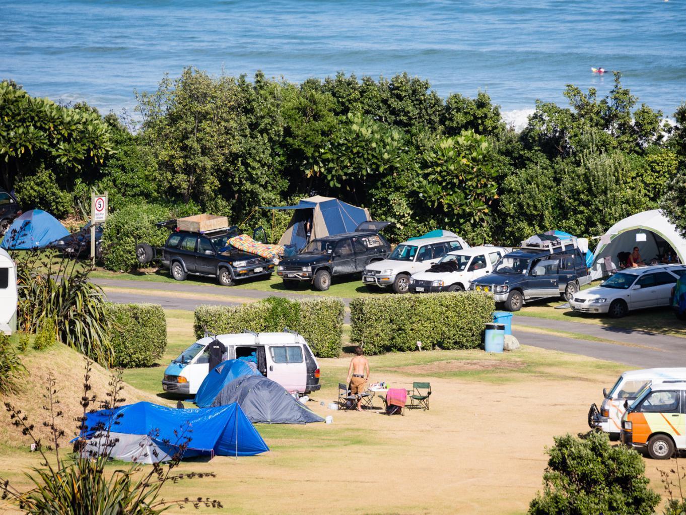 Fitzroy Beach Holiday Park New Plymouth Exterior photo